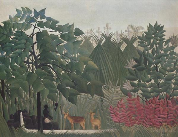 Henri Rousseau The Waterfall oil painting picture